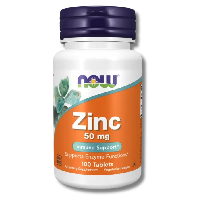 now – Zinc 50mg 100Tablets