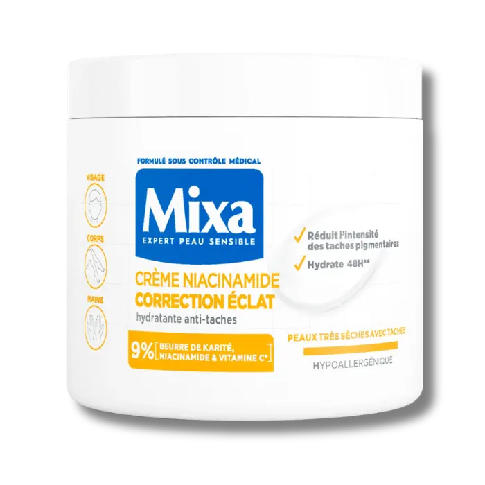 Mixa Crème Niacinamide Correction Eclat 400ml