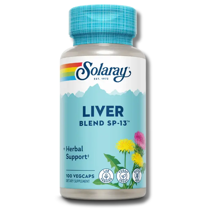 Solaray - Liver Blend SP-13 Herbal Support 100Gélules Solaray - Liver Blend SP-13 Herbal Support 100Gélules